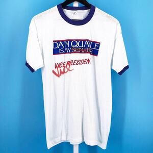 80s Dan Quayle Is My Senator Vice President tshirt 1980s vintage